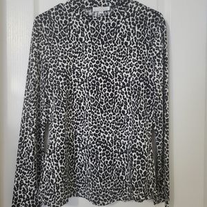 Faux Turtleneck Long-sleeve top size M